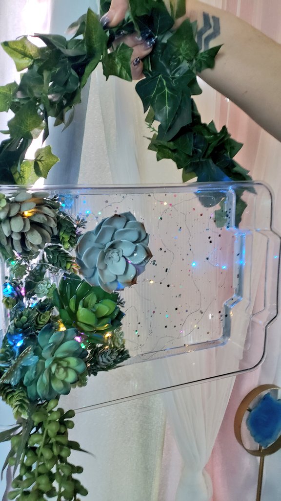customcraftshit's tweet photo. I'm 98% complete with this custom resin succulent themed deep tray + wall art with lights 😍🌿☘ #wip
PROUD AF. will post video soon.
🧫 #CRAFTSHIT
#resinart #deeptray #wallart #succulents #plants #workinprogress #artistontwitter https://t.co/zGyCJOSqNb