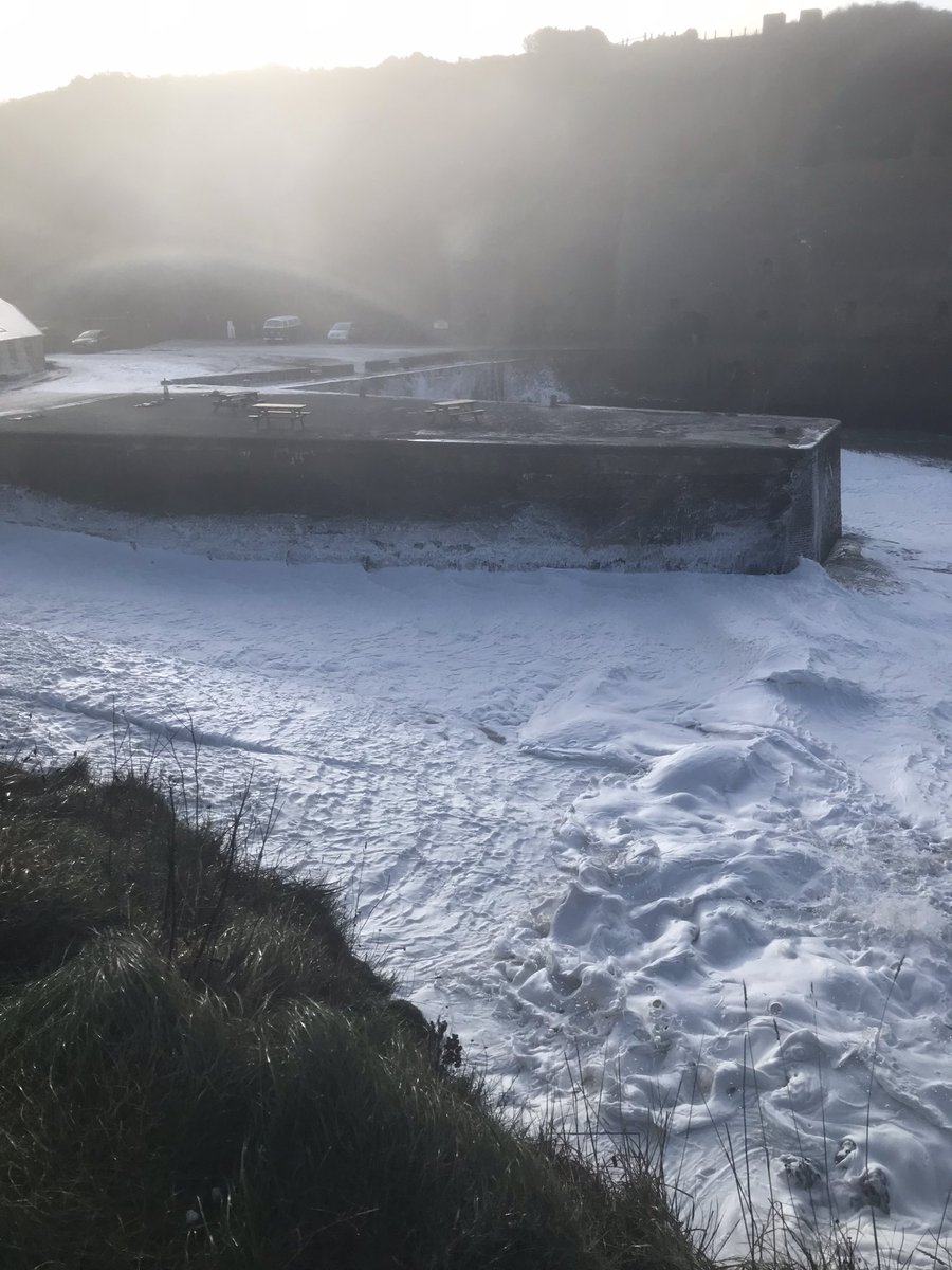 Porthgain today #StormArwen