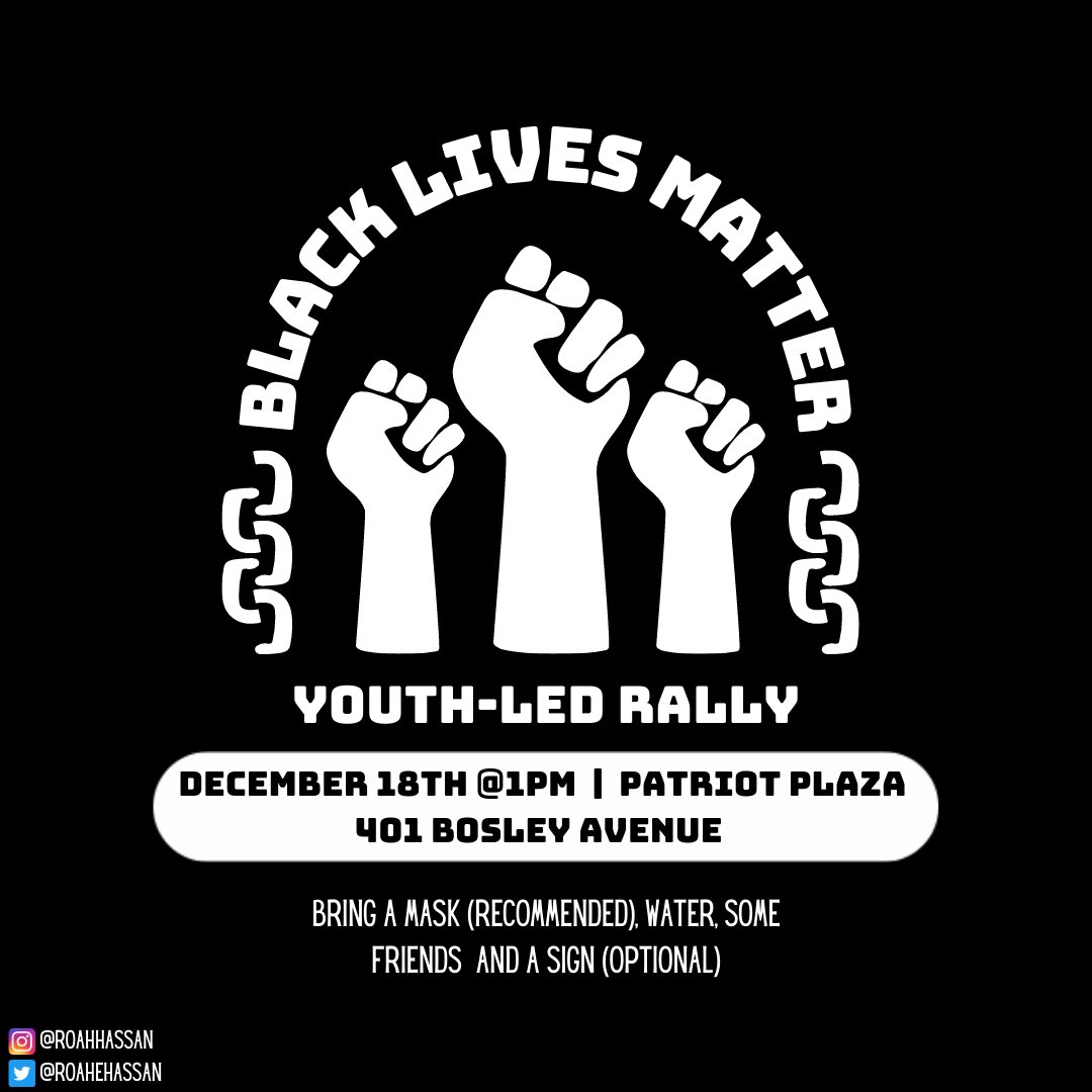 SHARE! 
Come out &amp; support on December 18th!
Feel free to reach out with any questions.
Black Lives Always Matter.