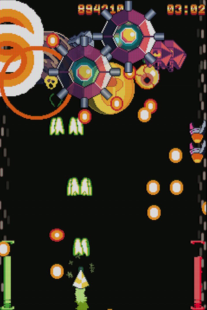 SIDRALGAMES's tweet photo. Task Force Kampas is currently 70% off on #NintendoSwitch! 🔥🚀

Give death to space eyeballs and save the cocos in this fast paced #shmup on the go! ✨

#TaskForceKampas #arcade #pixelart #indiegame https://t.co/jtvbHiDYHR