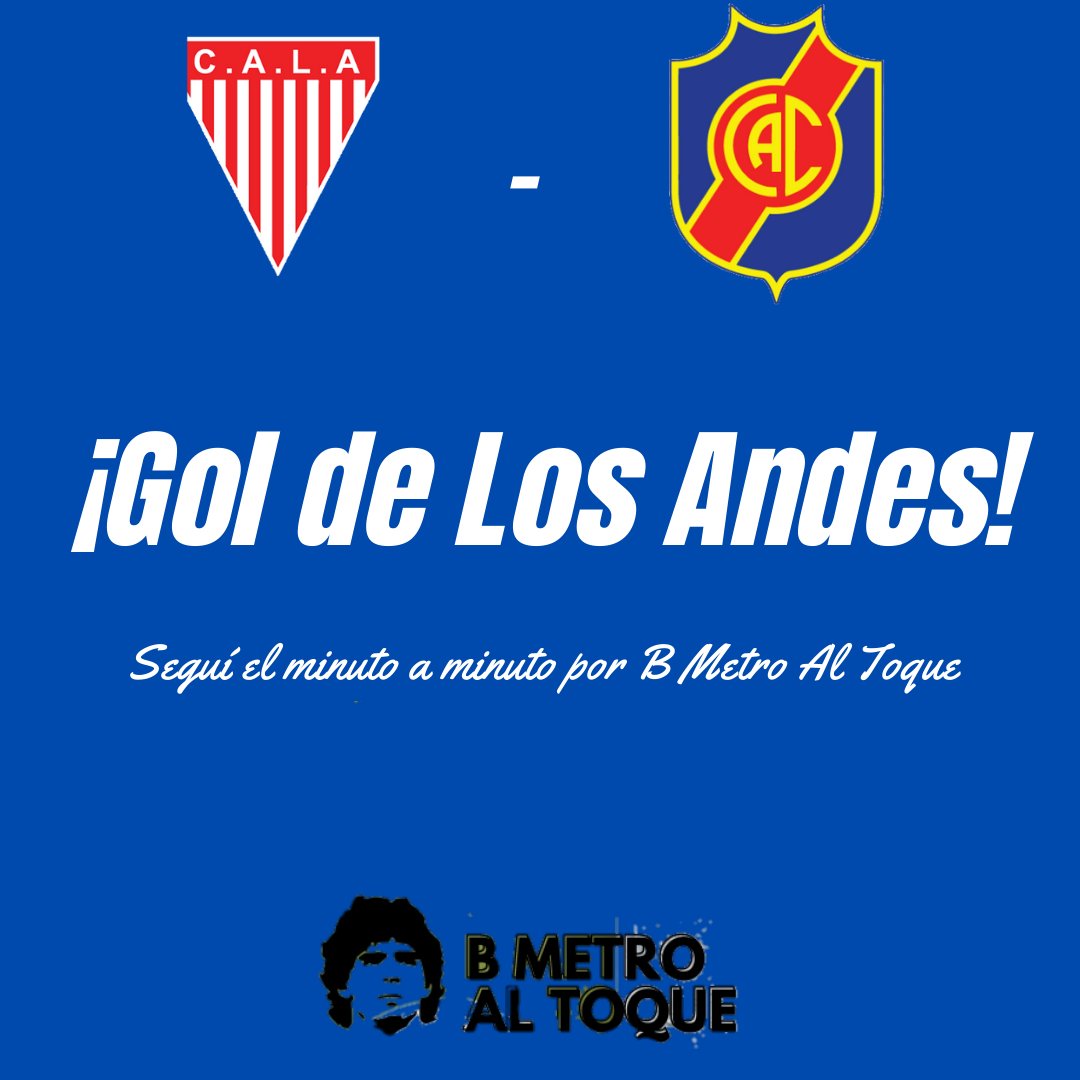 bmetroaltoque's tweet photo. ¡GOL DE #LosAndes! 

#Ortegoza pone el primero para el Milrayitas a los 13' minutos del primer tiempo. https://t.co/xB98JcGHyc