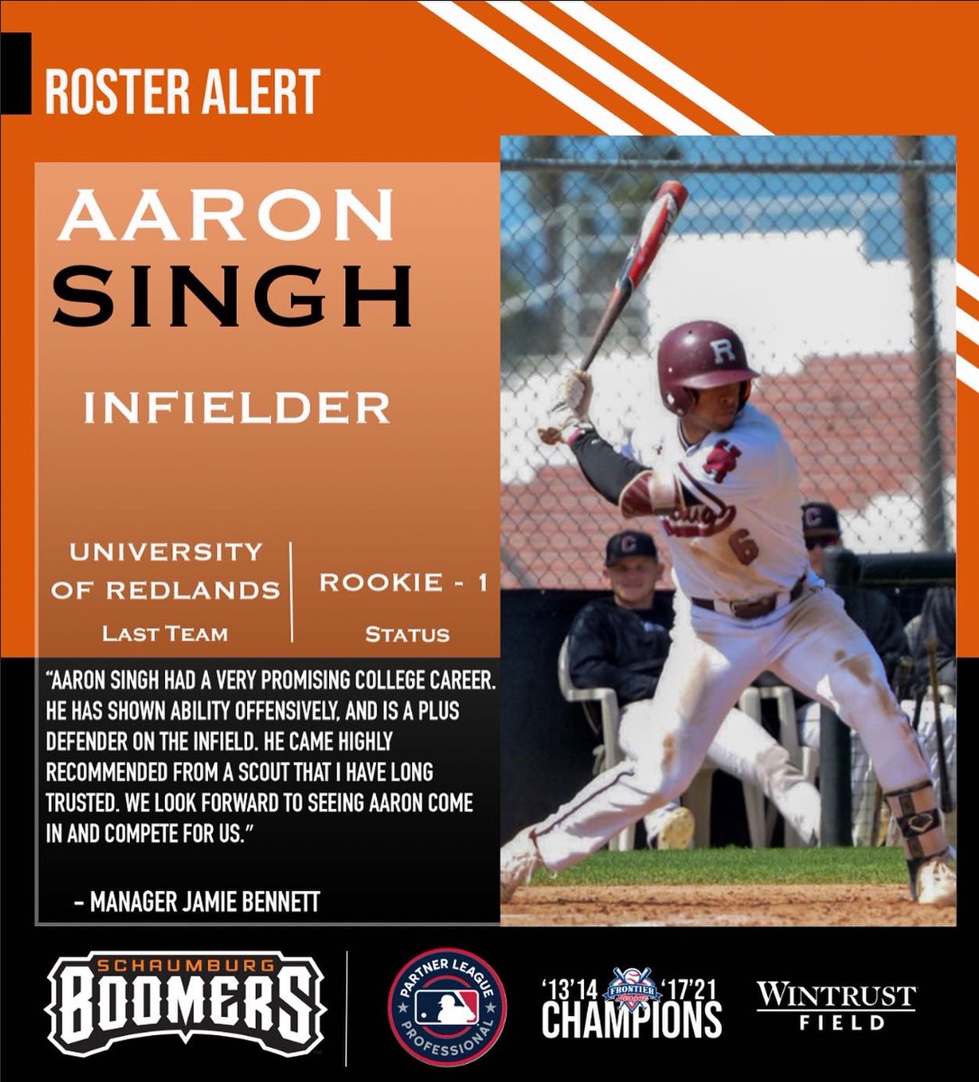 boomersbaseball's tweet photo. 🚨ROSTER ALERT🚨 

We have signed Brett Milazzo and Aaron Singh  for the 2022 season. Welcome to the Boomers Brett and Aaron! 
Full story on our website. https://t.co/6dYedDacuR https://t.co/RMVhBtKTOc