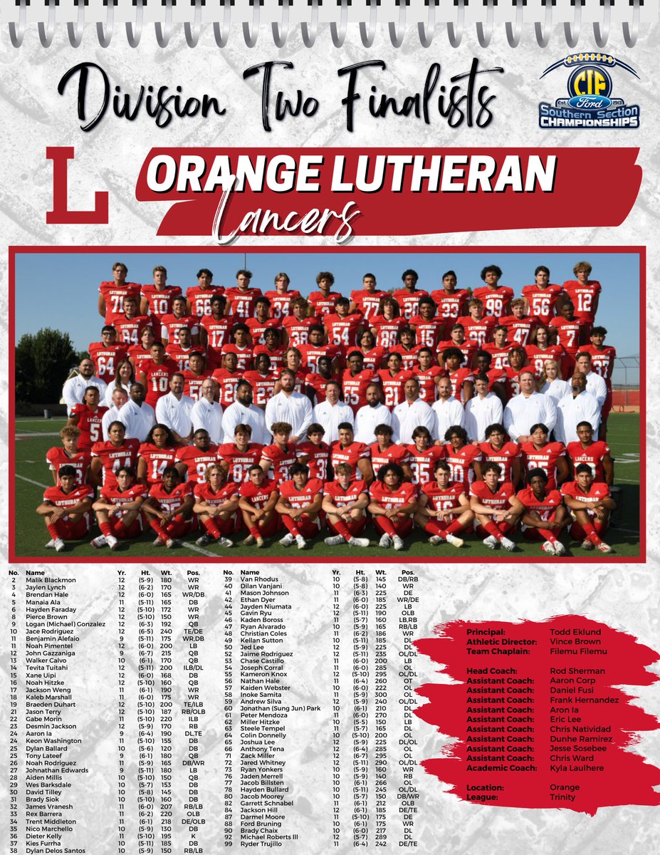 CIFSS's tweet photo. Let's meet the teams! Here are your 2021 CIFSS FORD D2 Football Finalist! @SoCaliFord 

🗓️: TONIGHT!
⏰: 7:00pm 
📍: Alemany High School
🎟️: https://t.co/GrSsGINOEO
💻Livestream: https://t.co/h2s3zsA7Av
📖 Program: https://t.co/hRbgtg1Npa https://t.co/IpIKVucNvO