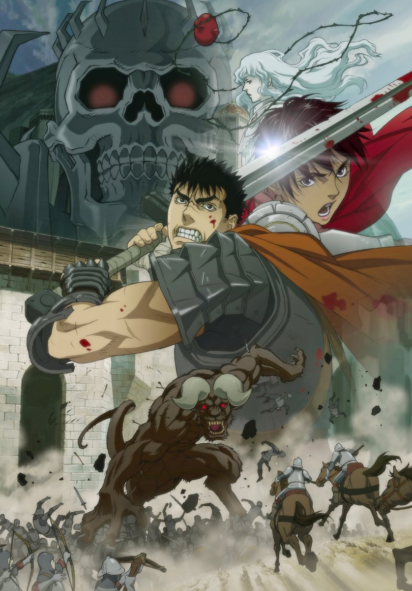 berserkartvault's tweet photo. Berserk Movie Ⅰ-Ⅲ Rerun 2014 Key Visual
Artist: Unknown
#ベルセルク #berserk #berserkart #miuraart #kentaromiura #三浦建太郎 #guts #ガッツ #casca #キャスカ #griffith #グリフィス #zodd #NosferatuZodd #不死のゾッド #skullknight #髑髏の騎士 https://t.co/Vc1l0IVSwS