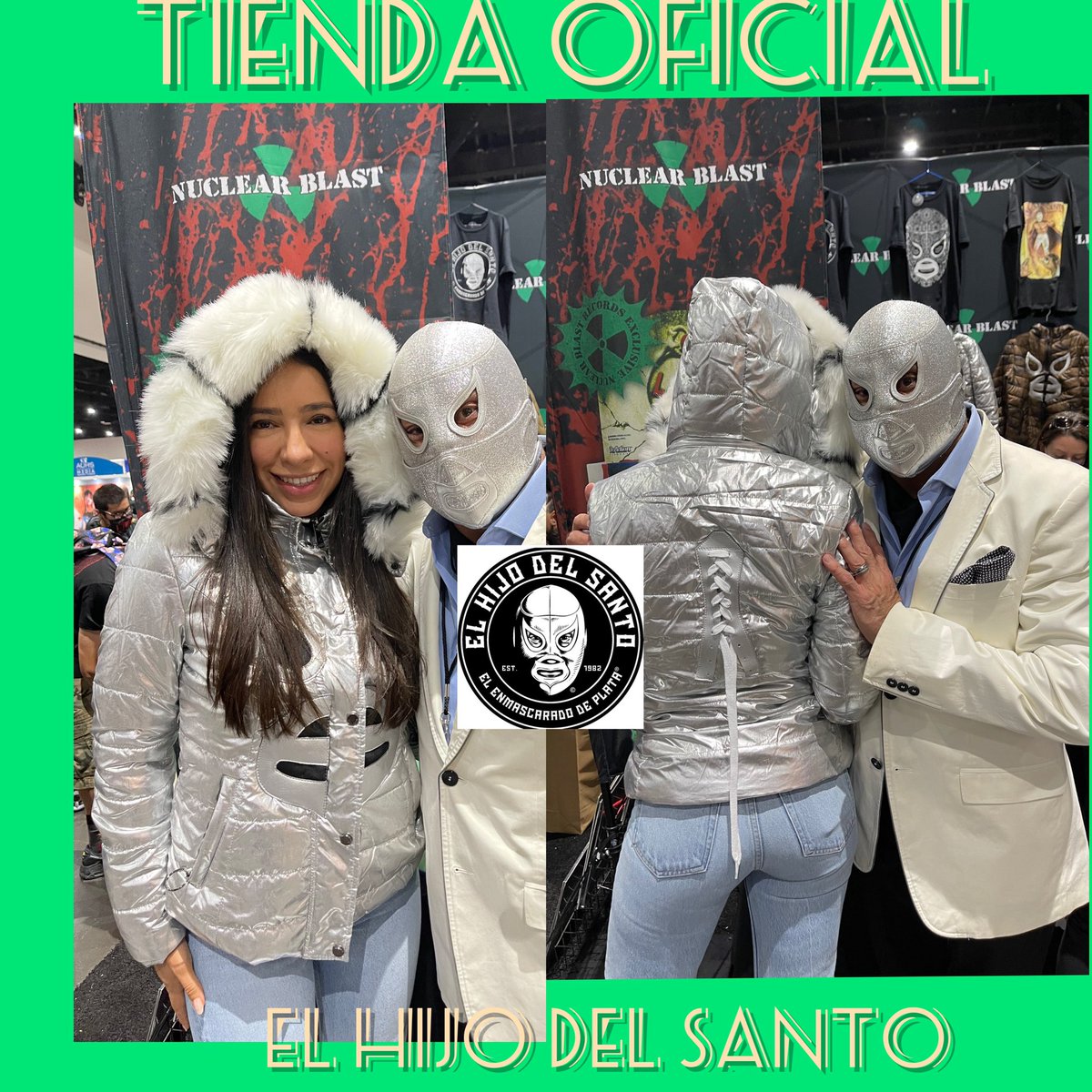 ElHijodelSanto's tweet photo. Los espero hoy en el #booth2219 Gate C con mis amigos de @nuclearblastrecords
#comiccon #comicon2021 #comiconspecialedition #nuclearblast #music #tshirts #oficialmerch #comics #ElHijodelSanto https://t.co/CVRwX74CaL