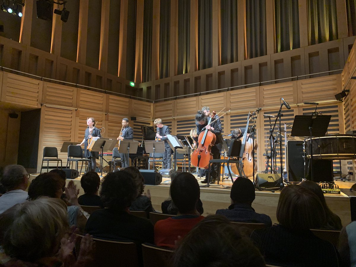 . @auroraorchestra opening tonight’s #LondonUnwrapped concert. @cassiekinoshi & members of @seedtheband_ up next ✨