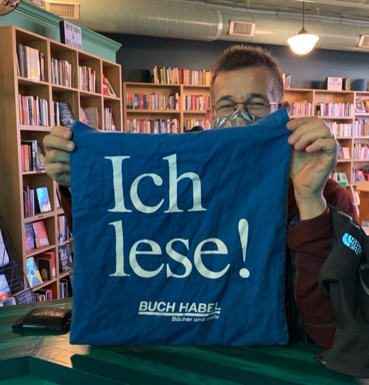 Bookstore merch from Germany counts too! #IndiesFirst #SmallBusinessSaturday