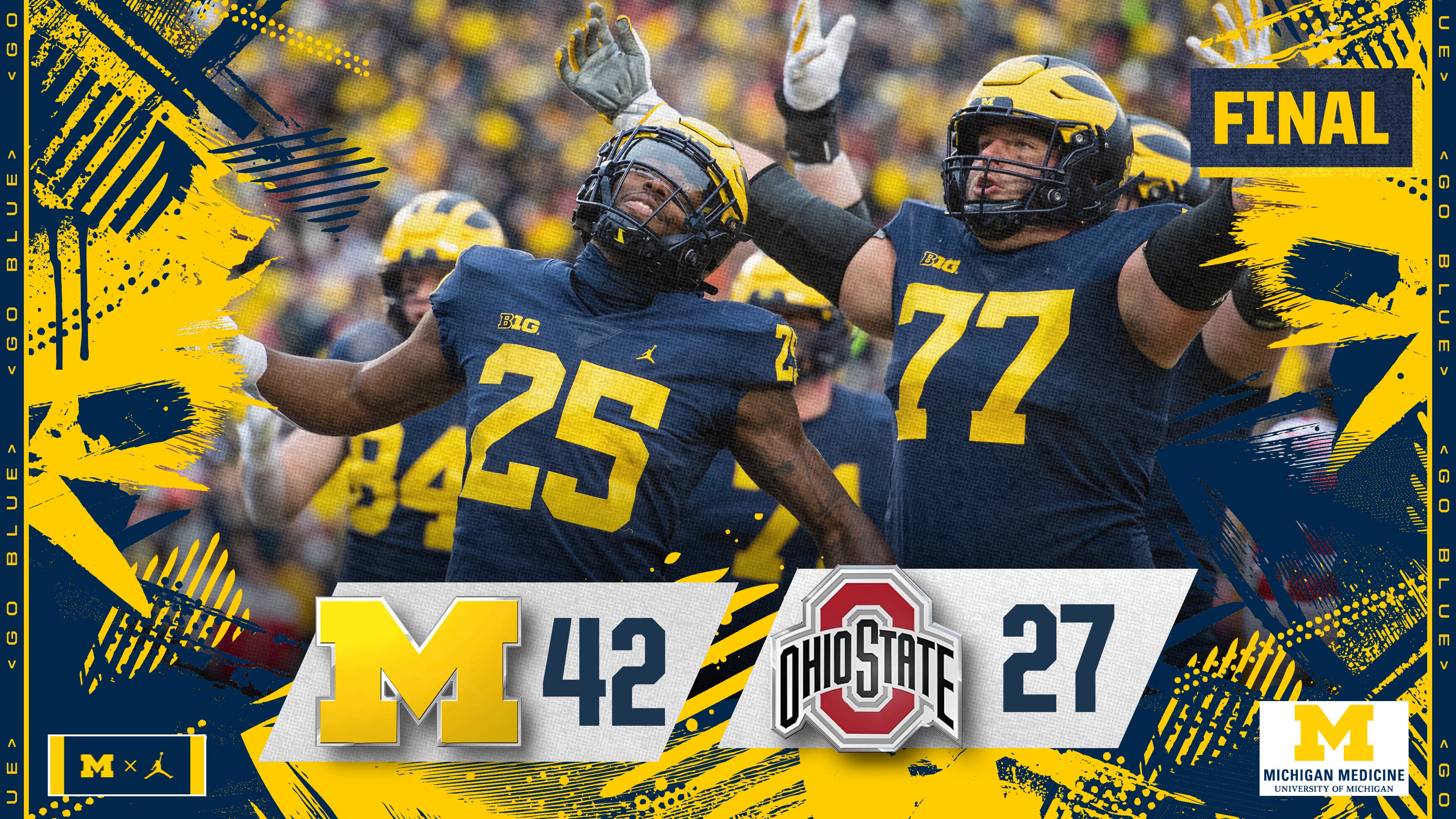 U of m football score hotsell