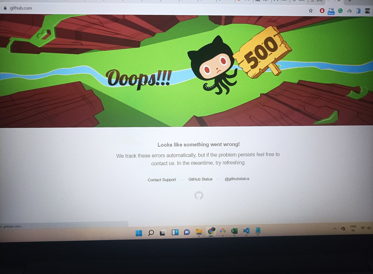 er_adil_bashir's tweet photo. #gitdown
#githubdown
#git

First time in my life.😒 https://t.co/QvtKZbikXn
