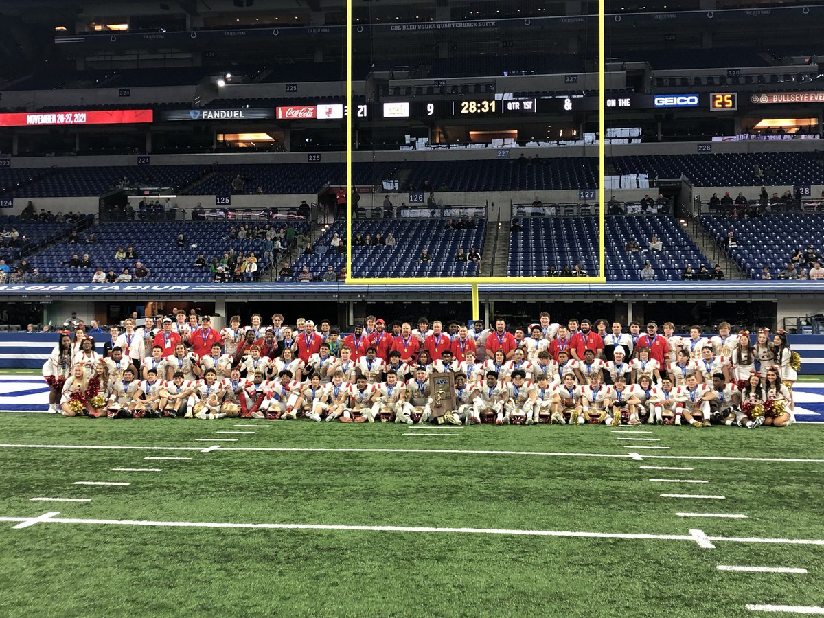 Congratulations to the #IHSAA Class 2A Football State Champions, the Andrean Fighting 59ers!
🏆🏈🦃🔴🟡 ⁦<a href="/AndreanHigh/">Andrean High School</a>⁩