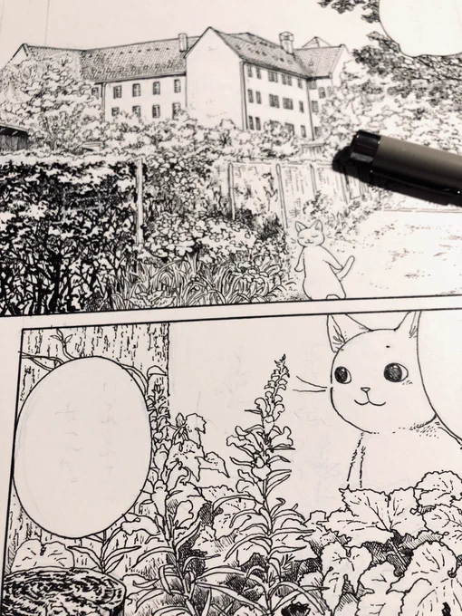 原稿を進めています✍️ 