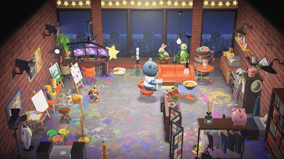 AmandaRuthAC's tweet photo. Curt's Painter Retreat.

#acnhupdate #acnhdesigns #acnhhhp #happyhomeparadise #AnimalCrossing #ACNH https://t.co/jiahwrdvuc