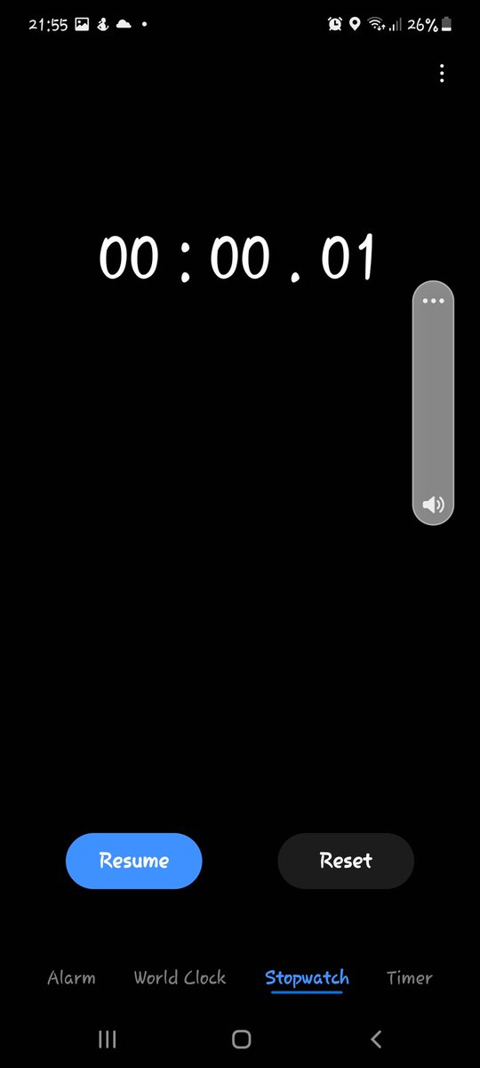 Robika12341's tweet photo. I beat the worold record of 2 milaseckonds to stop on a stop watch and i got it on 1 milaseckond https://t.co/6KQCKGx5Cr