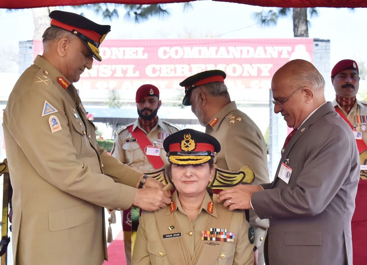 Gen Nigar becomes first-ever female Col Commandant of Medical Corps
#WomenOfSteel #NayaPakistan