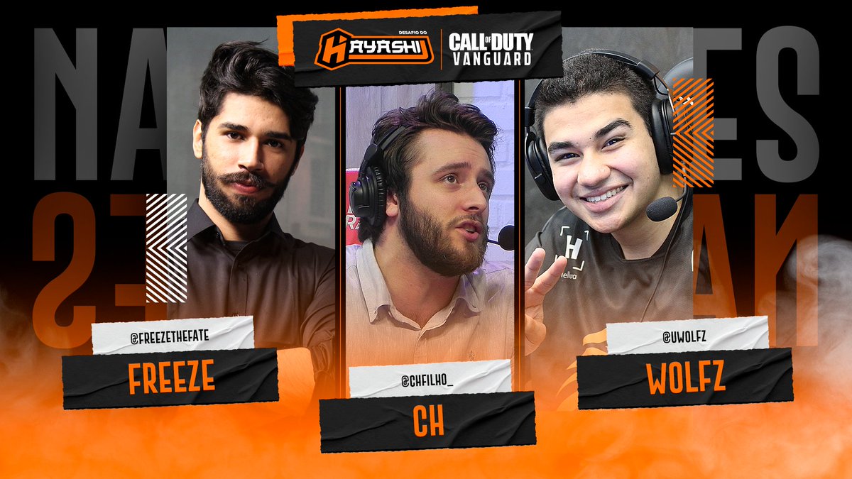 🎮 DESAFIO DO <a href="/HayashiXPG/">Hayashii</a>

Nosso trio também vai marcar presença no torneio 😎
<a href="/freezethefate/">Freeze</a>, <a href="/CHFilho_/">CH ♚</a> e <a href="/uWolfz/">Wolfz</a>!

💰 R$ 20.000,00
📆 29 e 30 de Novembro
📺 twitch.com/ArenaOn_BTS
🔗 bit.ly/DesafioDoHayas…