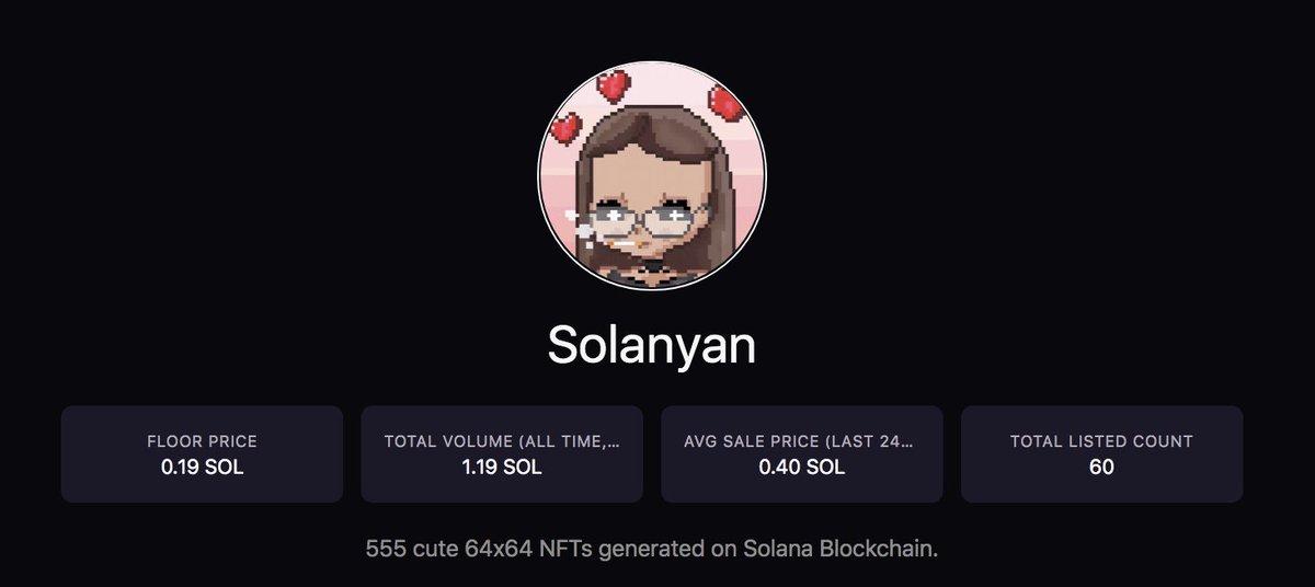 Solanyan NFT tweet media