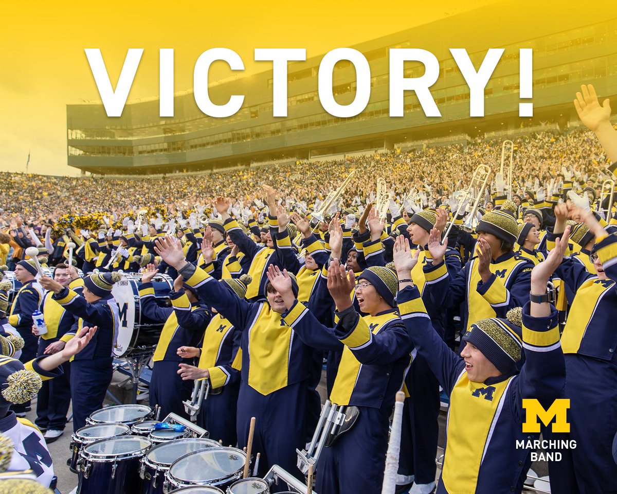 42-27. Hail to the Victors. 〽️

#UMichBand #GoBlue #TakeTheField #Michigan #LeadersandBest