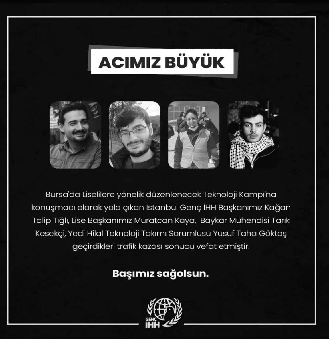 uzunabdurrahman's tweet photo. Kağan, Muratcan, Tarık ve Yusuf Taha…
Allahım cenneti ile cemaliyle şereflendirsin sizi kardeşşlerim 🤲 https://t.co/C89wKN8a6a