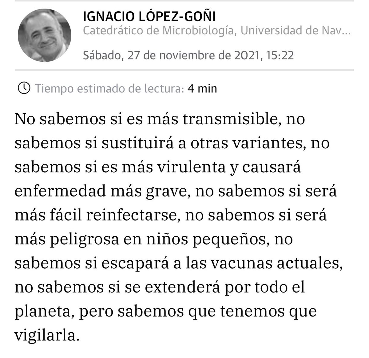 jm_uriarte's tweet photo. @Garcio72 Esto es informar sin acojonar. Lo dice un catedrático de Microbiología. 

Esta es la pedagogía que ayuda. https://t.co/QfsdDhpEVX