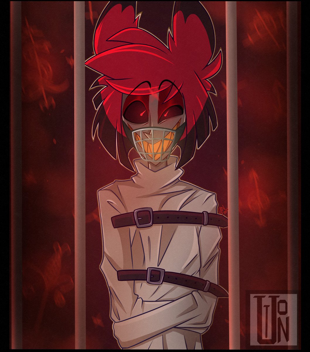 You can lock him up, store him away. 
But he'll always be there-- screaming out a loud wave of static. 

It's been way too long since I drew Alastor. 

#Alastor #HazbinHotel #HazbinHotelAlastor #TheRadioDemon
