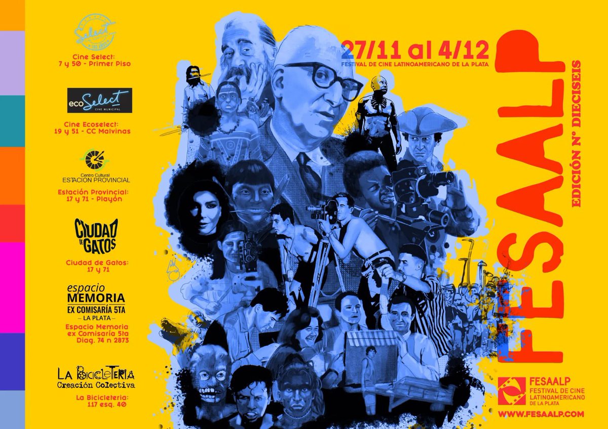 celiharry's tweet photo. Hoy, 20hs noche de apertura del #Fesaalp! No te lo podes perder.
En @estacionprov con música, proyección y fiesta!
También proyección en @cinemselect y #EcoSelect! 🎞 #cinelatinoamericano #laplata https://t.co/vjkJtfU2vQ