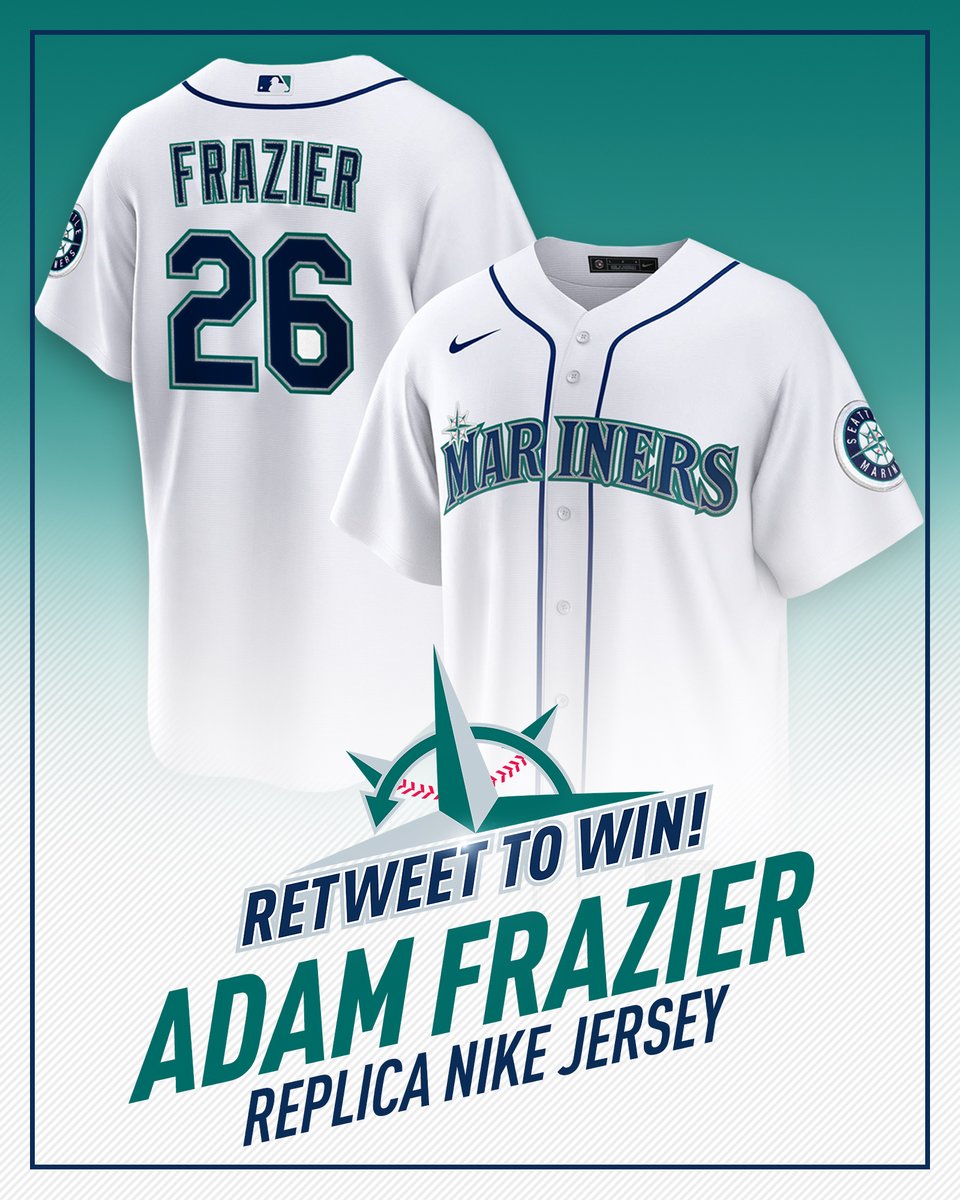 ⚾ RT TO WIN ⚾ 

We’re fired up to have <a href="/A_Fraz12/">Adam Frazier</a> on the squad, so we’re giving away his jersey thanks to the <a href="/MarinersStore/">Mariners Team Store</a>! Just hit that retweet button for a chance to win. #SeaUsRise