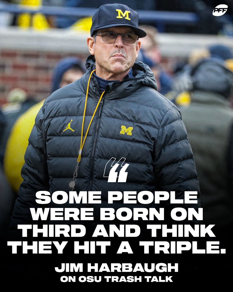 PFF College on Twitter: "Wonder who Jim Harbaugh is talking about?🤔  https://t.co/NAPIhddYkK" / Twitter