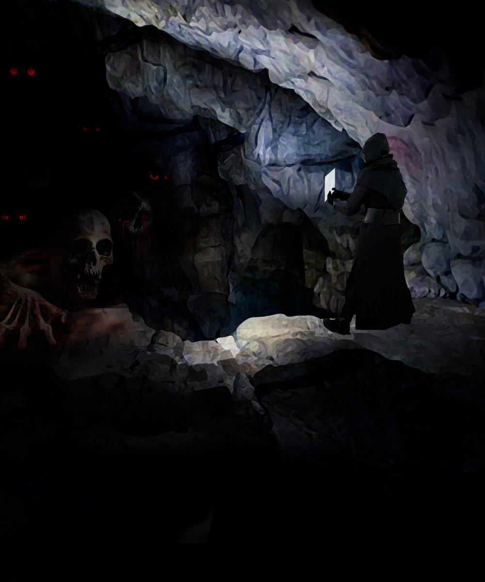 This week: no warnings, no video, and no clues. Just a reveal.

Behold "Cueva" by <a href="/NataliaTani3/">𝓝𝓪𝓽𝓪𝓵𝓲𝓪🌈(𝓒𝓸𝓶𝓶𝓲𝓼𝓼𝓲𝓸𝓷'𝓼 𝓸𝓹𝓮𝓷)</a> - go check out her work.

"Yo soy la luz del mundo: el queme sigue, no andará en tinieblas, mas tendrá la lumbre de la vida."

#NFTs #NFTGame #commissioned #art $KSM $RMRK $DANGER