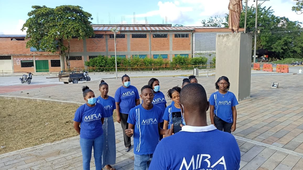 IngridMinotta's tweet photo. #JóvenesAVotar este 5 de Diciembre a los CMJ por el Partido Político MIRA
Cierre de campaña Chocó
Este 5 de Diciembre Marca MIRA.
https://t.co/ie2rf87CMU
@PartidoMIRA 
@FanneyAR 
@EVERYESID4 
@David1993mg 
@De_losReyes_A 
@irmalherrera 
@aydeelizarazoc 
@carlos_guevara 
@bisakito https://t.co/DsZYnrv5NL