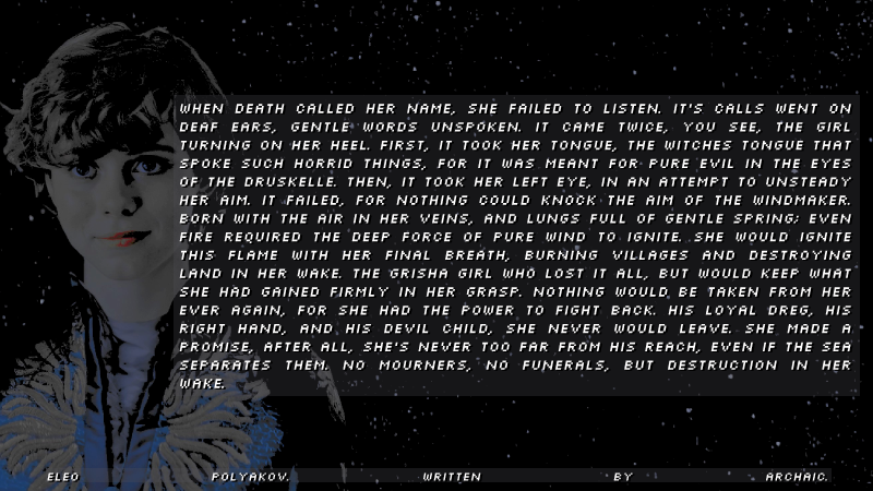 ⠀⠀⠀⠀⠀
⠀݁ ⠀﹔𝐞𝐥𝐞𝐨, whose blood held the
          summer winds.

⠀⠀⠀⠀⠀