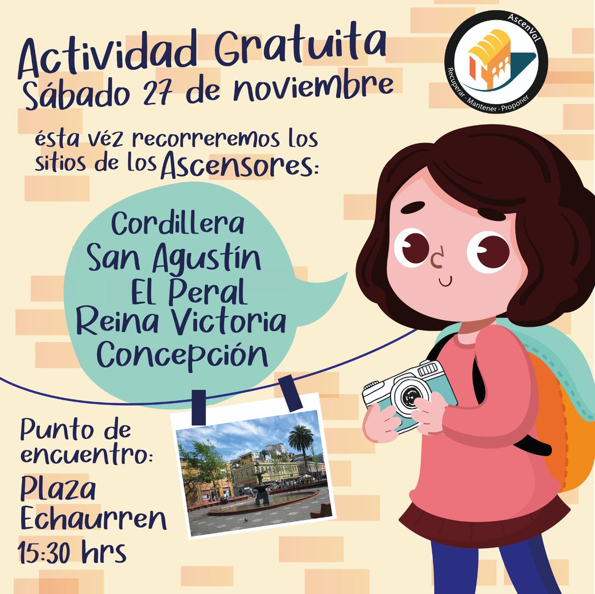 ascenval's tweet photo. Gran convocatoria tuvo el tour comunitario organizado por nuestra #ASCENVAL. Muchas gracias a todas y todos por esta gran experiencia por la recuperación de nuestro transporte público vertical de #Valparaiso. Ascensores Ya! @MOPValparaiso https://t.co/wSIk4KTPOt