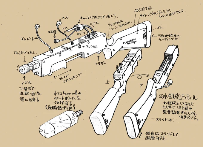 水鉄砲 
