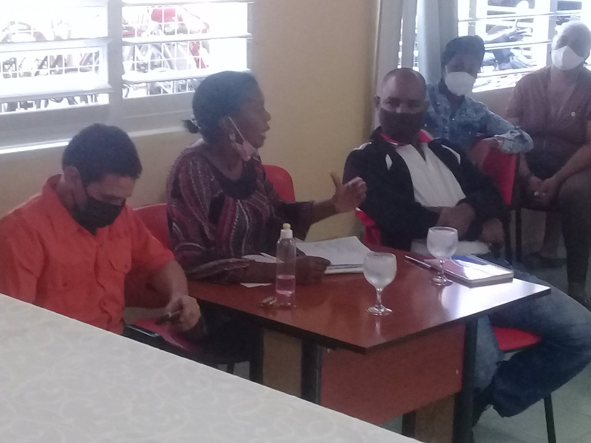 MagdalenaMato's tweet photo. Se efectúa Asamblea Municipal, con la presencia de la Secretaría del PCC, Nilka Drake Mora, donde se realizó el análisis del inicio del curso escolar 2020 _ 2021, donde fue reconocido la labor de los educadores.
#Cuba
#CubaVive 
#CubaPorLaEducacion https://t.co/QbobMV62yh