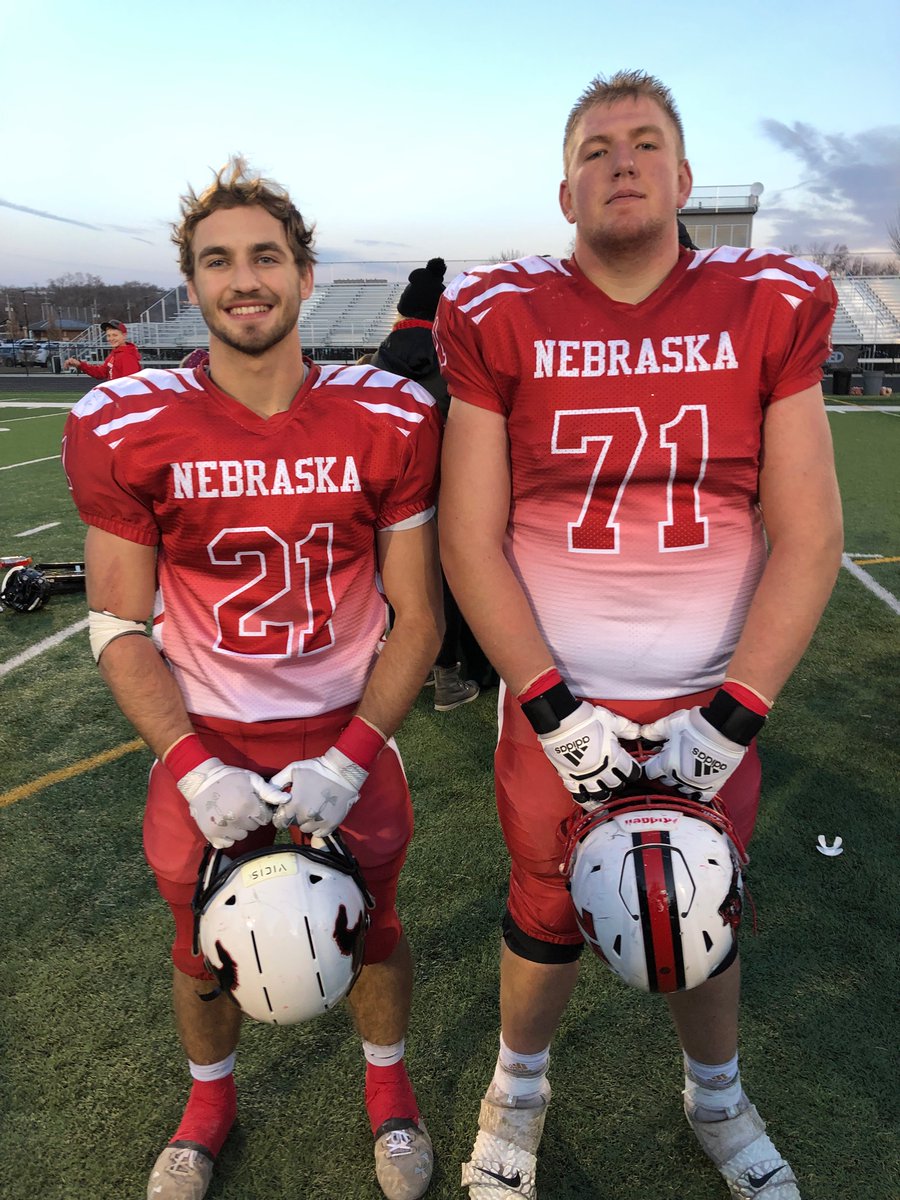 These 3 did a great job representing Clay County and their respective schools today at the <a href="/riverbattlebowl/">River Battle Bowl</a>, and came out with a 28-7 win vs Iowa. The good guys won😉. <a href="/J_Shaw77/">Joshua Shaw</a> <a href="/PaxtonOlson11/">Paxton Olson</a> <a href="/MikeSautter_/">Mike Sautter</a>