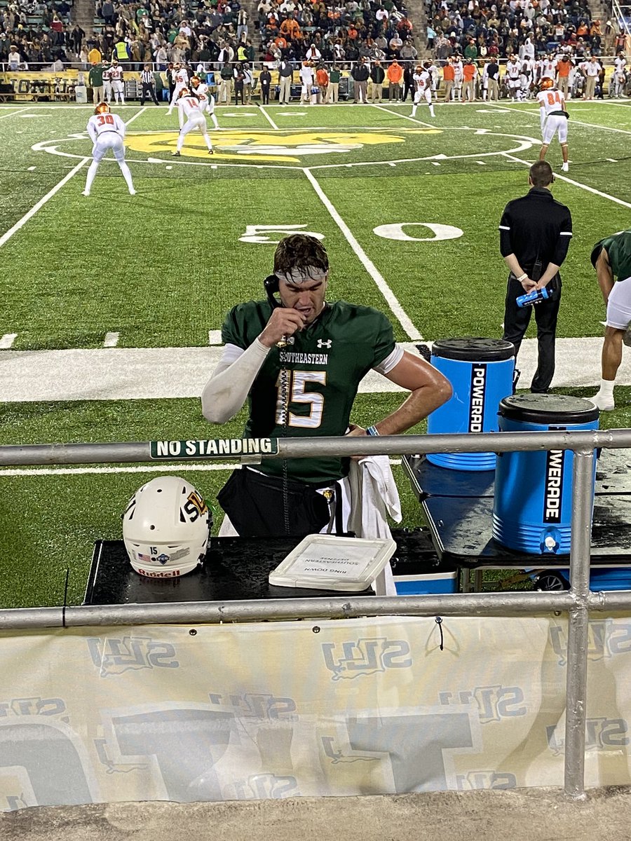 hunterccarter's tweet image. Hello 911…yes I’d like to report a homicide in progress #LionUp #FCSPlayoffs
