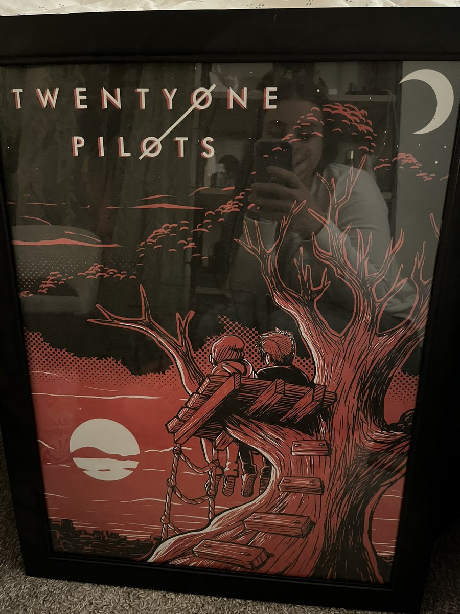 Cleaning my room out and forgot I had these limited edition posters from the Nebraska ERS date. These were dope <a href="/twentyonepilots/">twenty one pilots</a>.