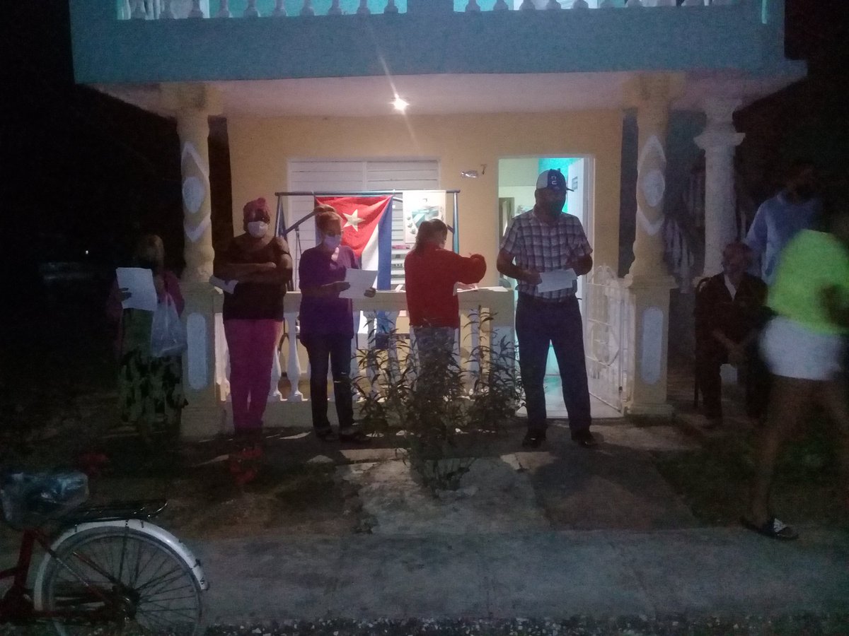 MagdalenaMato's tweet photo. Se desarrolla la Asamblea de rendición de cuentas del delegado a sus electores en la Circunscripción #67 , del Consejo Popular Este, con buena participación popular e intercambio afectivo con su pueblo.
#Cuba #CubaVive #ElPoderDelPueblo https://t.co/nMMdsJ0NHB