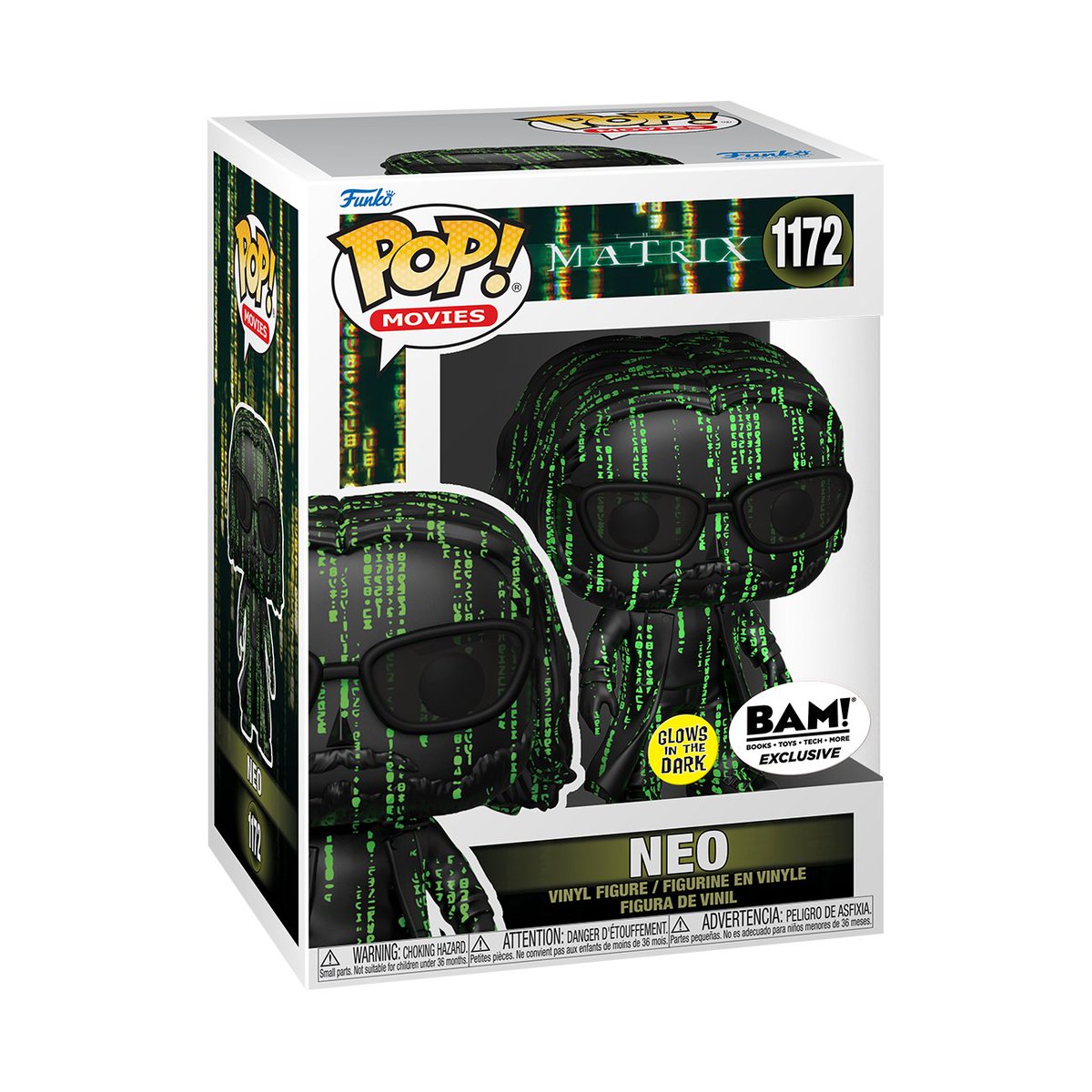 RT and follow @OriginalFunko for the chance to WIN the @booksamillion exclusive The Matrix - Neo (Glow-in-the-Dark) Pop! #Funko #FunkoPop #FunkoGiveaway #TheMatrix