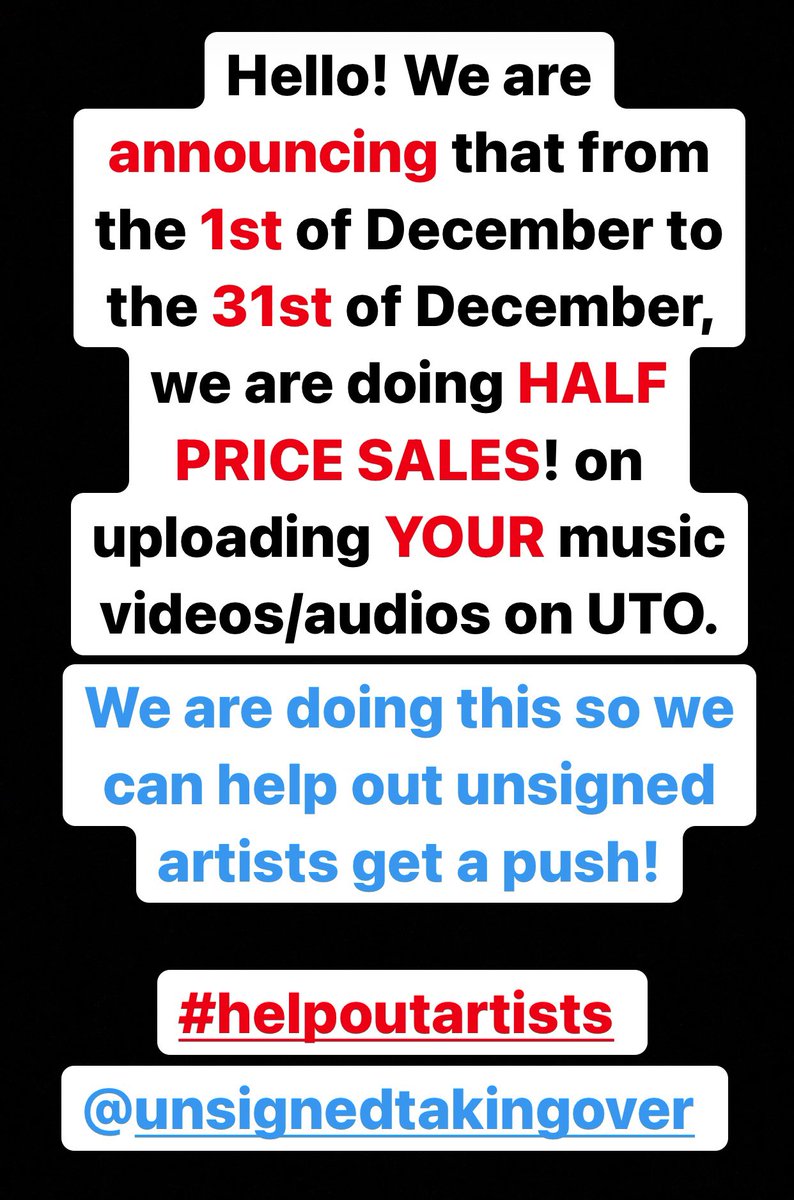 UTO_ent's tweet photo. If YOU want to get a push with YOUR music, then it’s BEST to start NOW! Let’s help out unsigned artists!!! @unsignedtakingover 🎤🔥🤝 #unsigneduk #unsignedartist #unsignedmusic #unsignedrapper #unsigned #unsignedsinger #musicvideo #musicaudio #sales #merrychristmas #newyear https://t.co/vD4kNUrddA