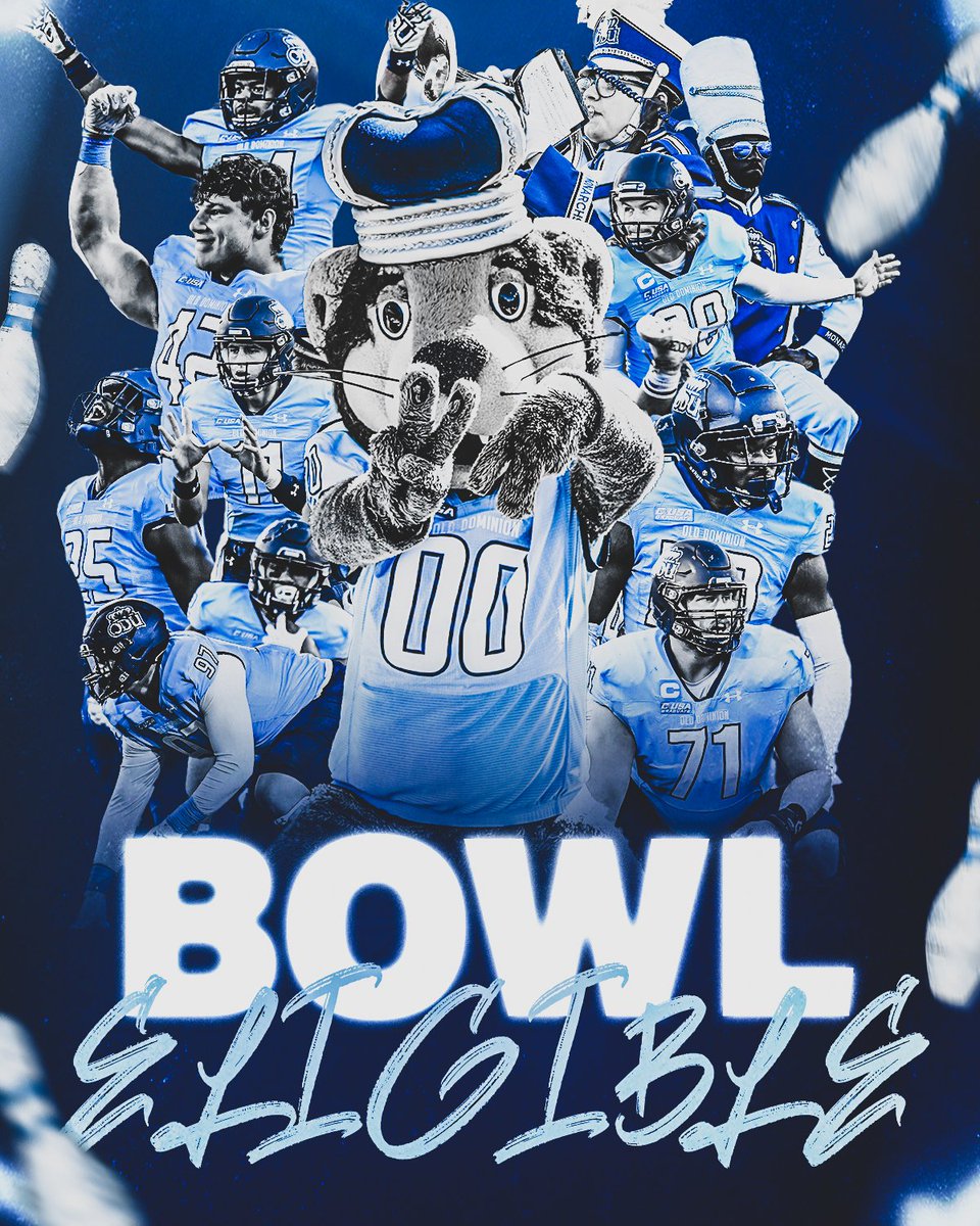 ODUFootball's tweet photo. 🎳🎳🎳 #ReignOn https://t.co/1ptP8CXFfK