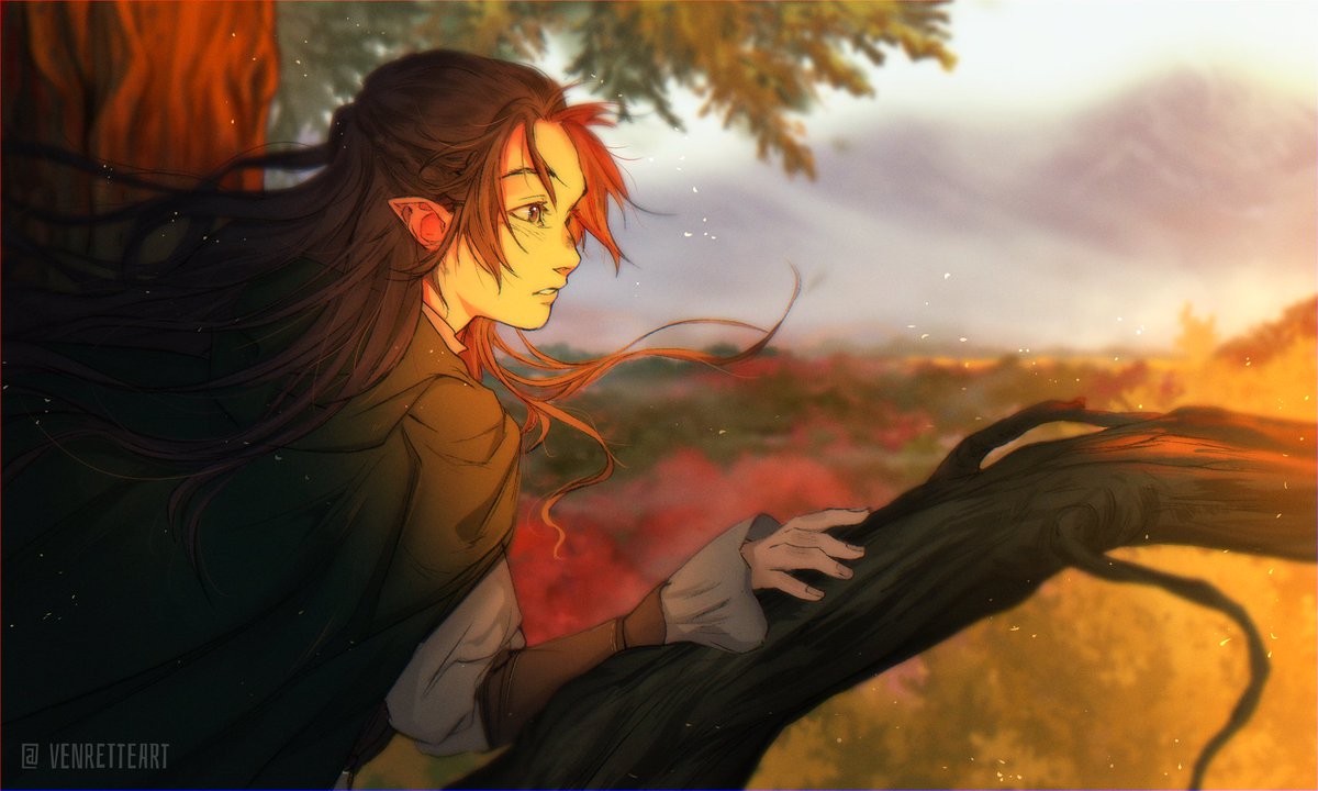 venretteart's tweet photo. Young Lomeriel, Doriath 
#ВластелинКолец #Сильмариллион #Oc #LordOfTheRings #Lotr #Lotroc #Tolkien #Tolkienoc #Elf #Art #Manga https://t.co/UylE7ifAwv