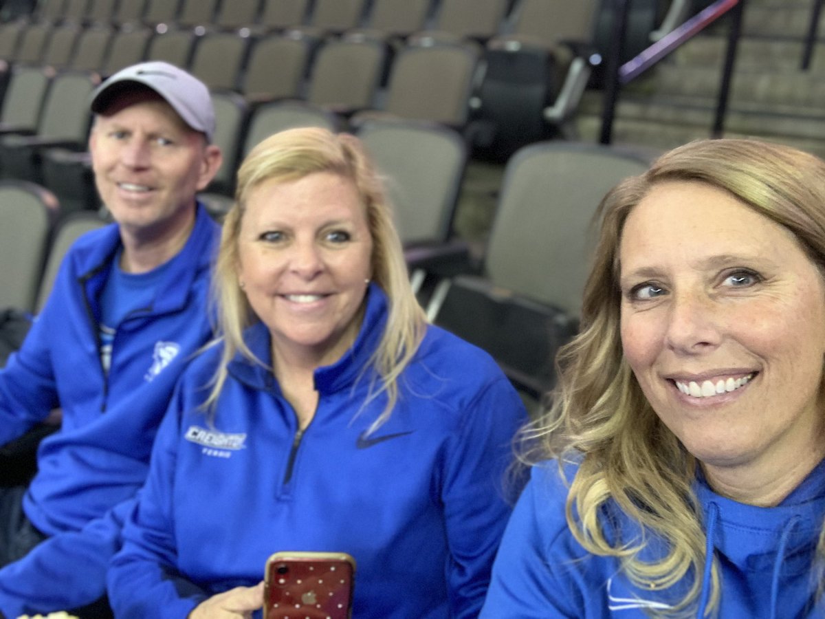 All the way in from New York to cheer on the Jays!  #GoJays