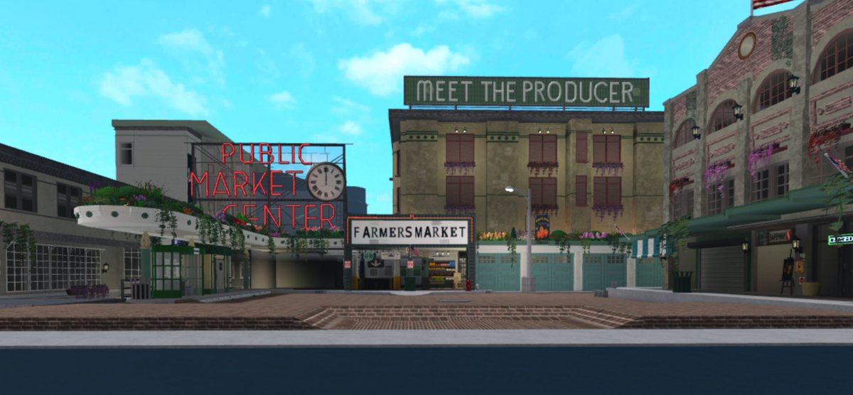 earthwormdie's tweet photo. here is the exterior of Pike Place market in Seattle! itβs not completely accurate or finished, Iβm poor πplease comment some shop or stall ideas/suggestions!
#buildhack #bloxburgbuild #bloxburg #pikeplacemarket #pikeplace
@Matsbxb @AshleyTheUni @JoMama0019 @FroggyHopz_RBLX https://t.co/ziGchTthUu