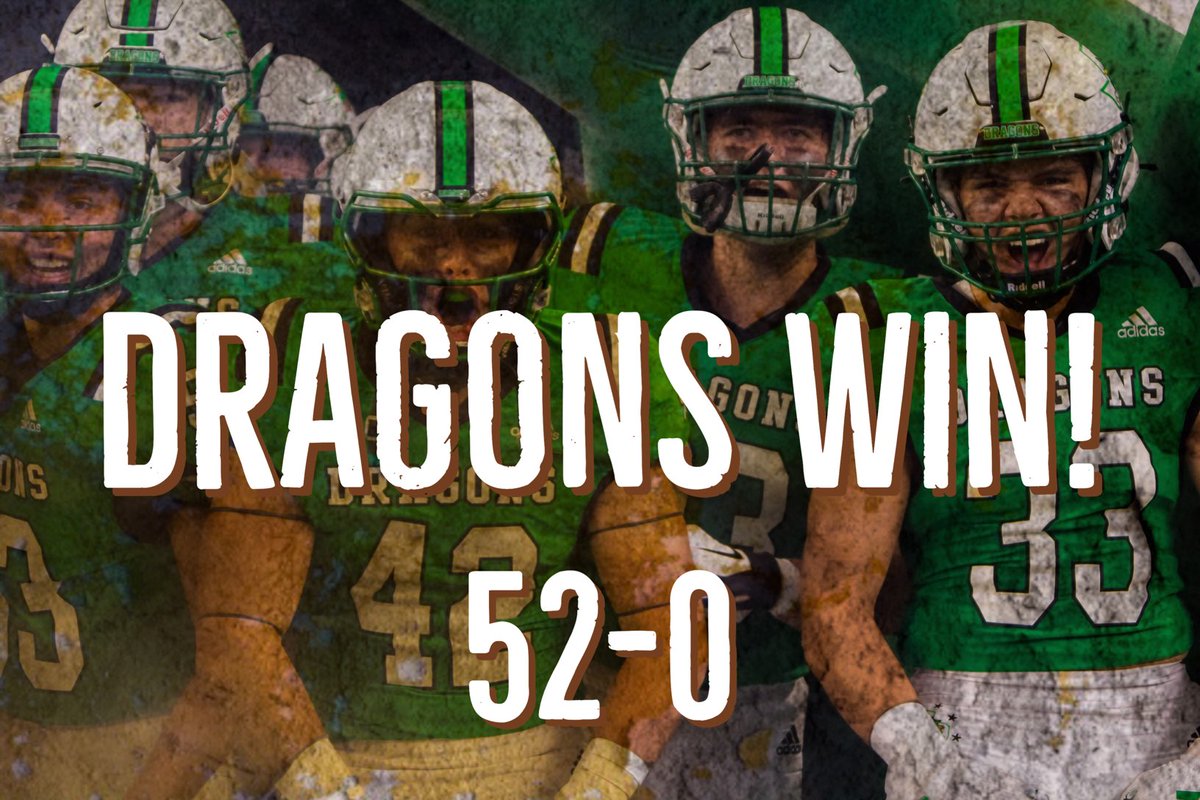 Carrollisd's tweet photo. 🏈 Dragons beat Lewisville 52-0! On to the next round! #DragonProud 💚🖤 https://t.co/6CVJE3RVNS