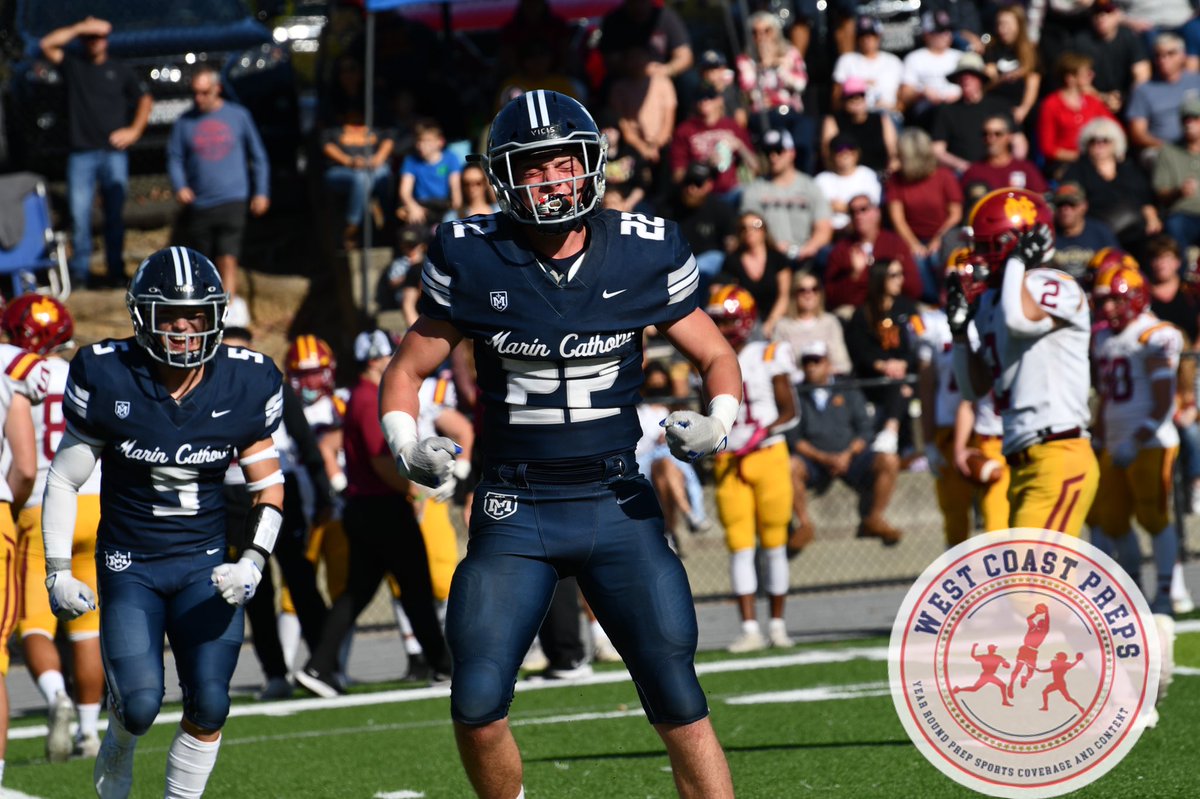 Final: Marin Catholic 42, Cardinal Newman 7.

Marin Catholic wins its first NCS title since 2017.

Postgame coverage will be available shortly at WestCoastPreps.com