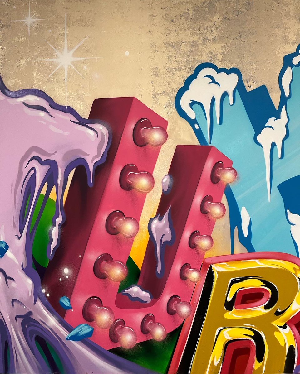 Colorful typography for <a href="/T14Distribution/">Turn 14 Distribution</a> #typography #fonts #typeface #lettering #turn14