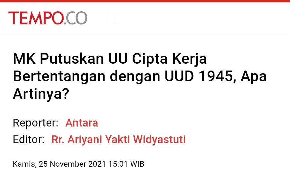 Sejarah Singkat Omnibus Law

Dicetuskan Luhut
Dituduh bahayakan pekerja &amp; lingkungan
Dibanggakan Jokowi di Forum Dunia
Dinyatakan MK melanggar UUD 1945