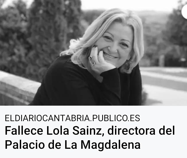 SolucionaMediac's tweet photo. Siempre gracias. D. E. P. Lola #PalaciodelaMagdalena #Santander #Cantabria https://t.co/BpQaJQEWTu