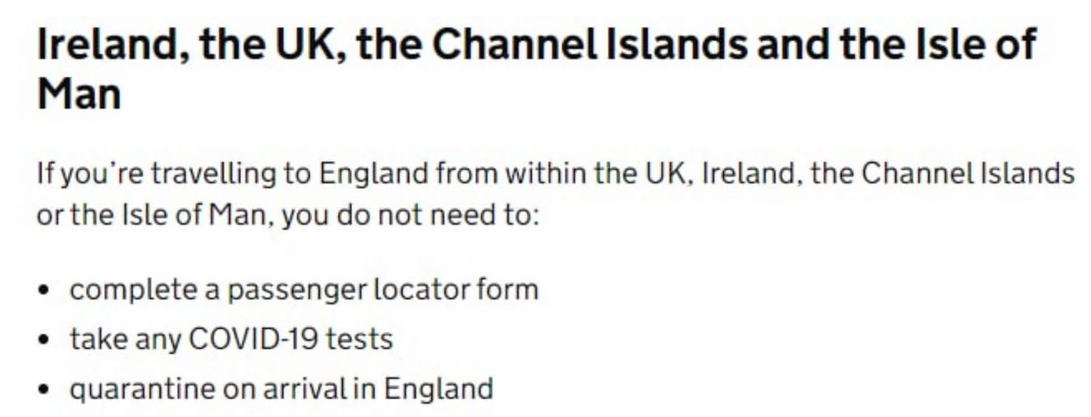 Travelling from Ireland to the UK, there's no checks or boarder controls. gov.uk/guidance/trave…