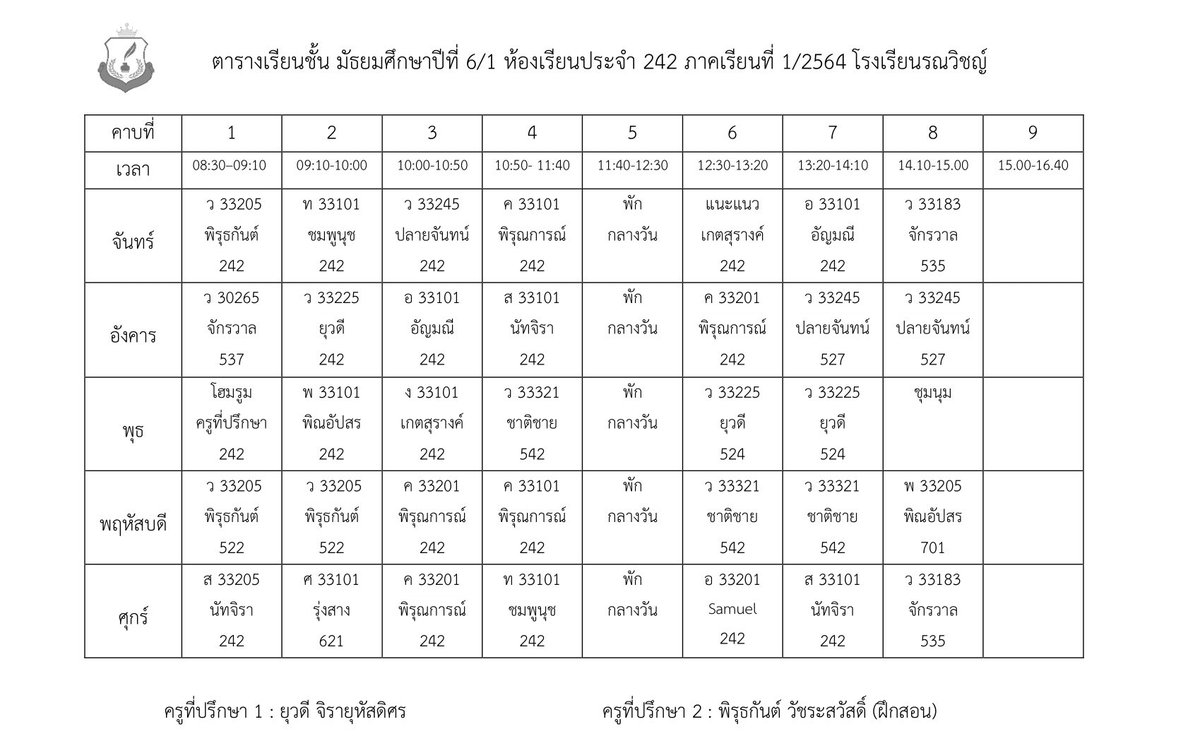 RNV_S_Official's tweet photo. ชั้นมัธยมศึกษาปีที่ 6/1 https://t.co/huxBsYDX7b
